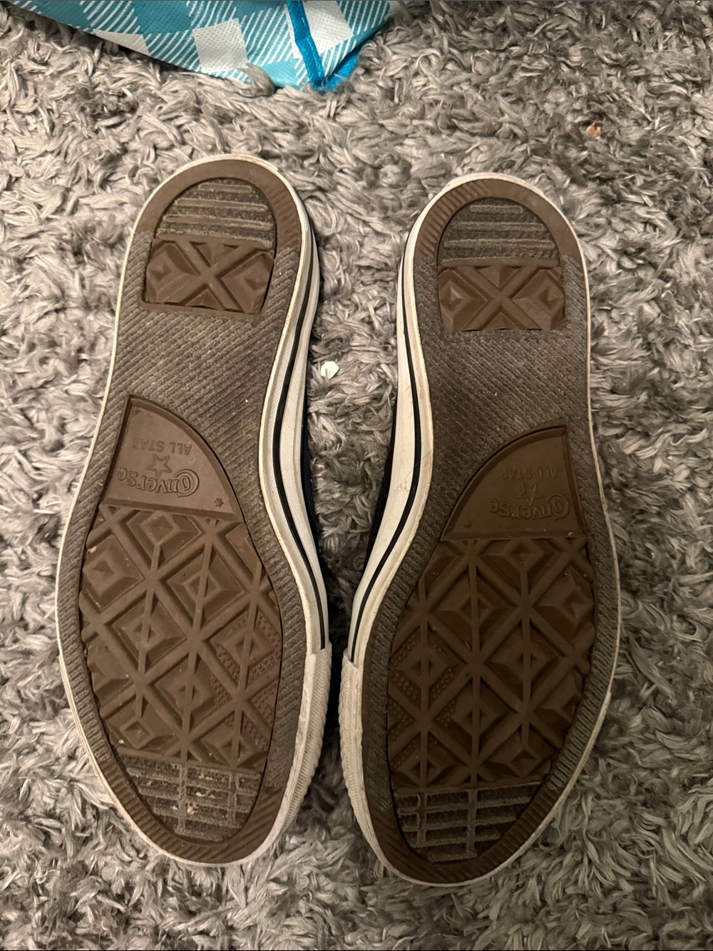 Converse Black Canvas Low Top Sneakers with White Accents - Picture 3 of 4
